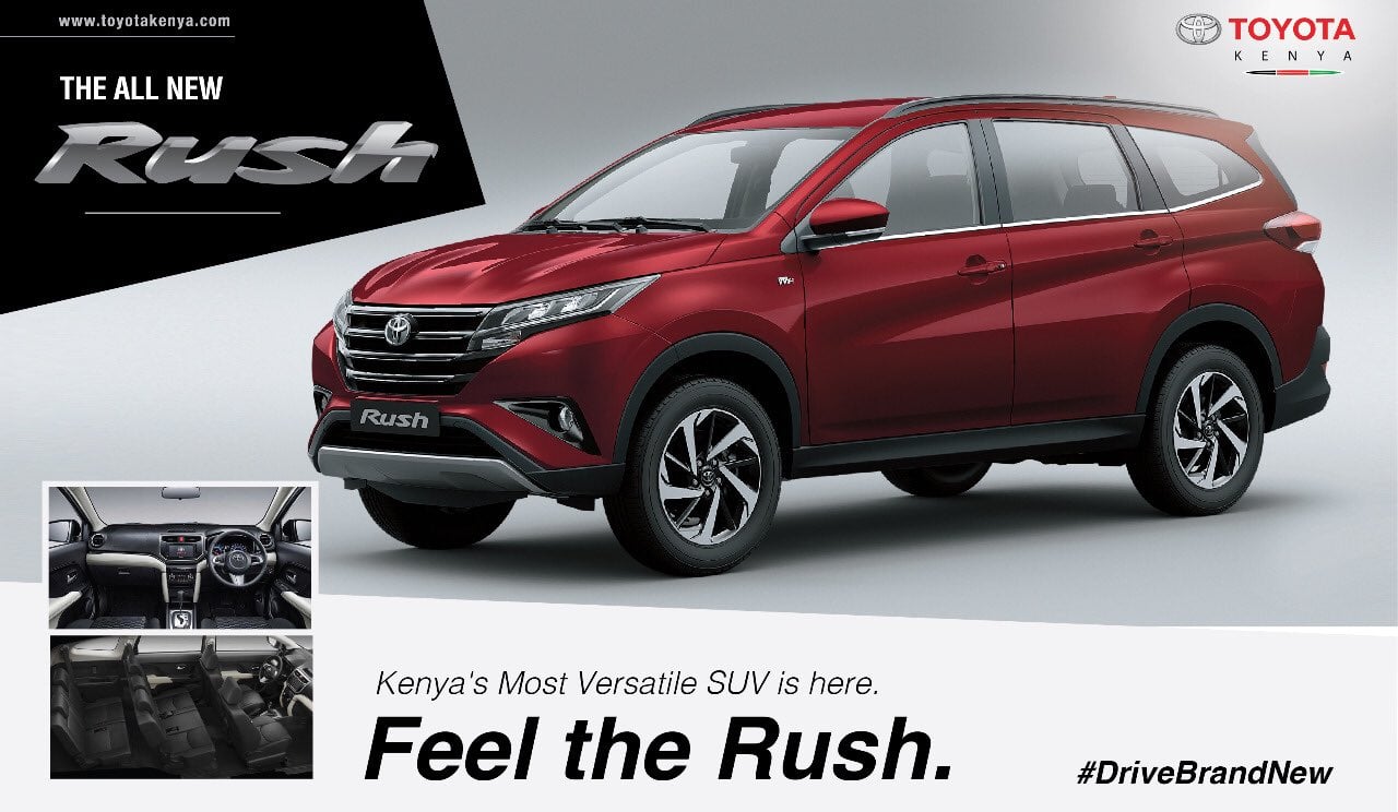 Toyota Launches Their New All Terrain Suv Toyota Rush At Kshs 3