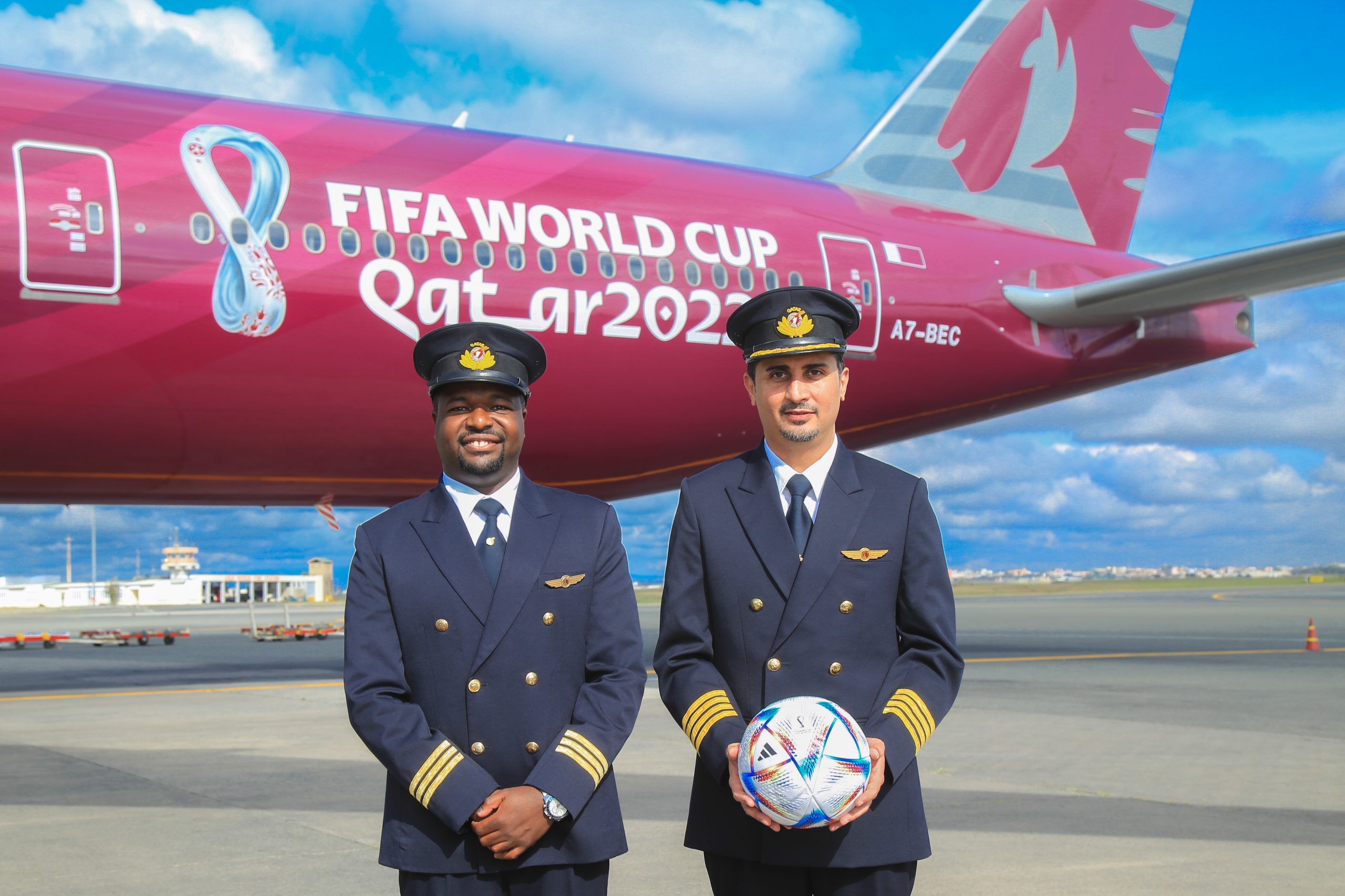 Qatar Airways Special FIFA World Cup Qatar 2022TM Livery Aircraft Makes Its  Debut In Nairobi - Kenyan Collective